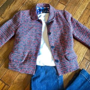 Marc by Marc Jacobs sz XS blazer red/ black/navy